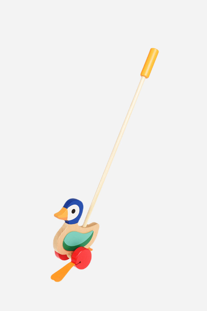 Wooden Push Along Flapping Duck