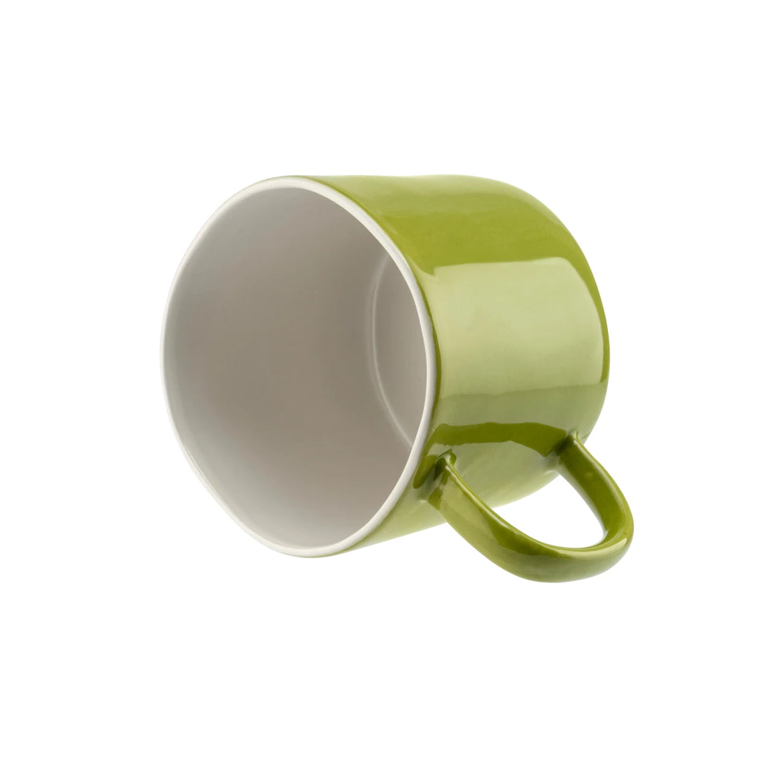 Quail Ceramic Coffee Cup / Green