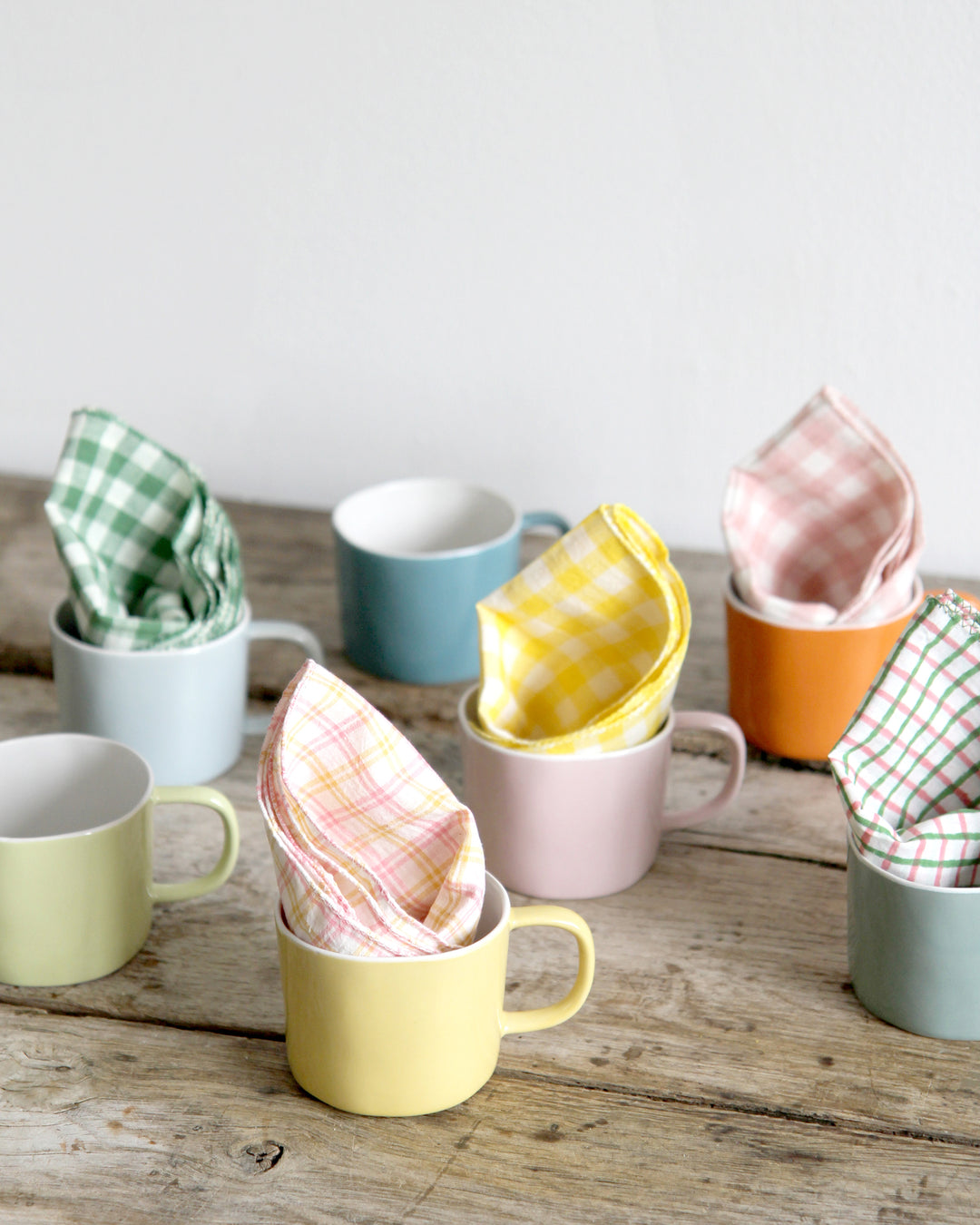 quails egg colourful ceramic mugs and tableware