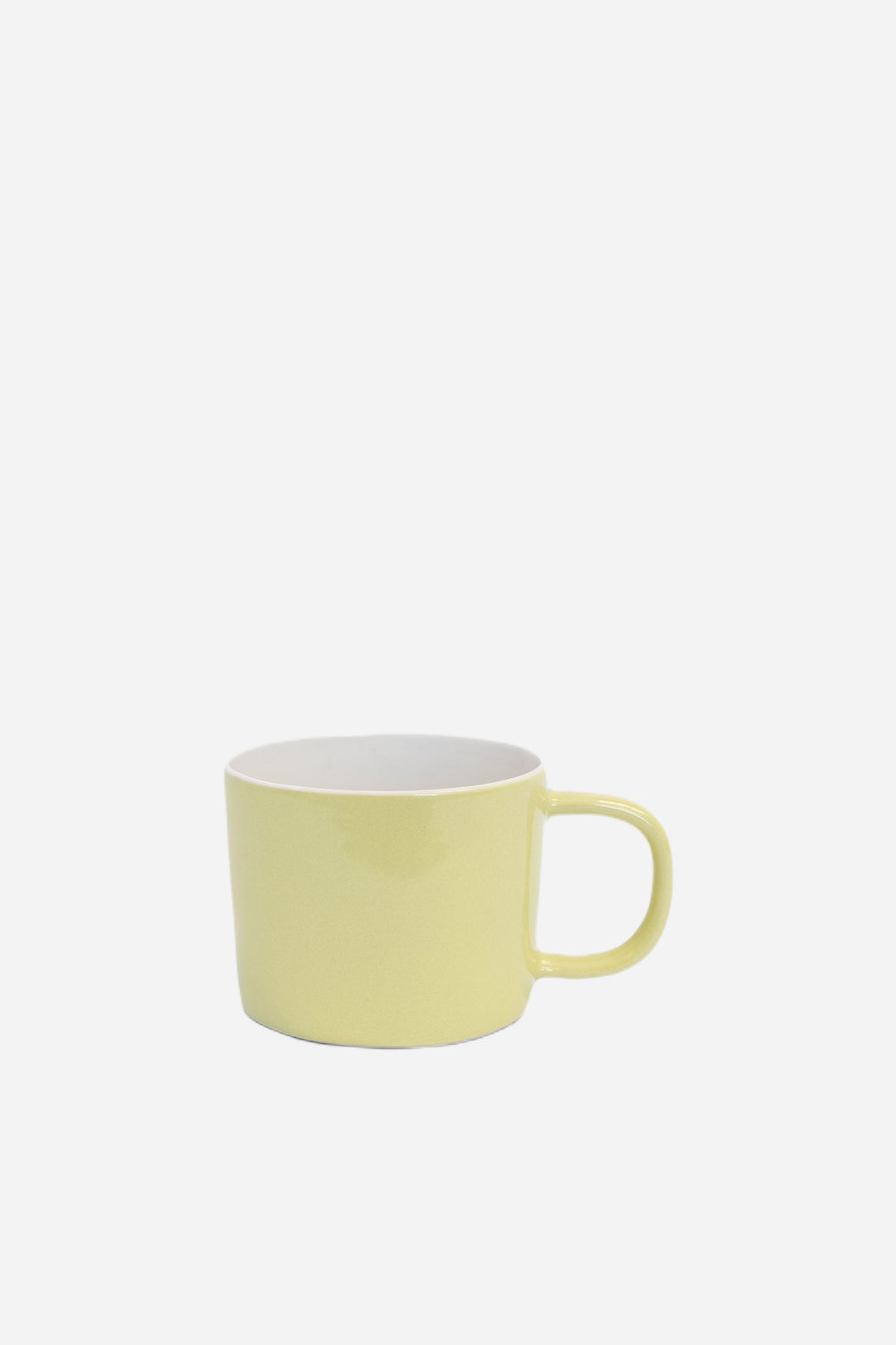 Quail Ceramic Coffee Cup / Pale Green