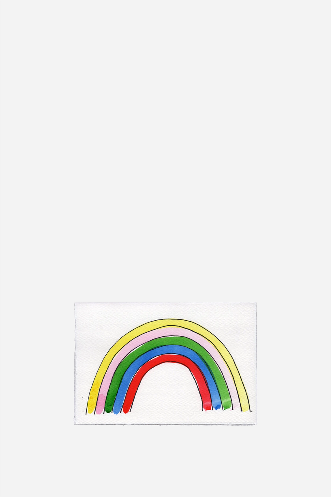 Letterpress Card Little Rainbow