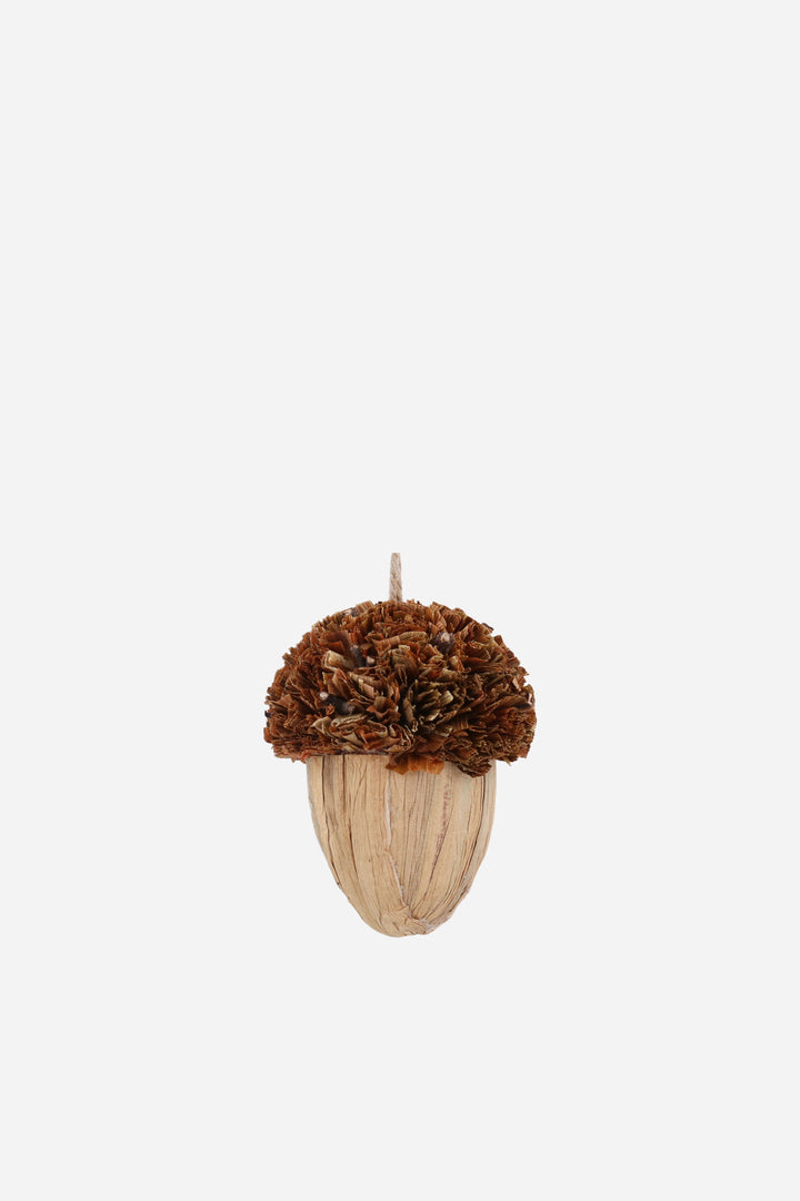 Natural Rattan Acorn Dec