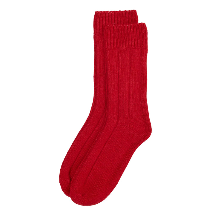 Wool Ankle Sock / Red