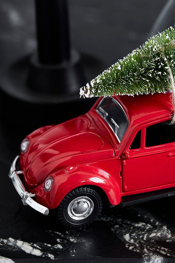 Red Xmas CarDecoration