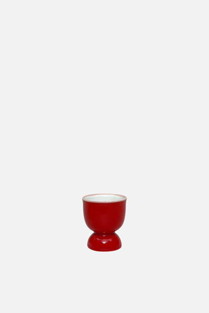 Ceramic Egg Cup / Red