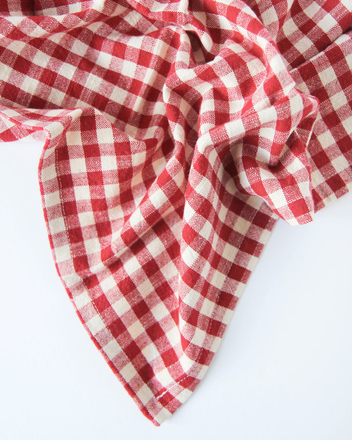 Tablecloth 130x180cm / Gingham Red