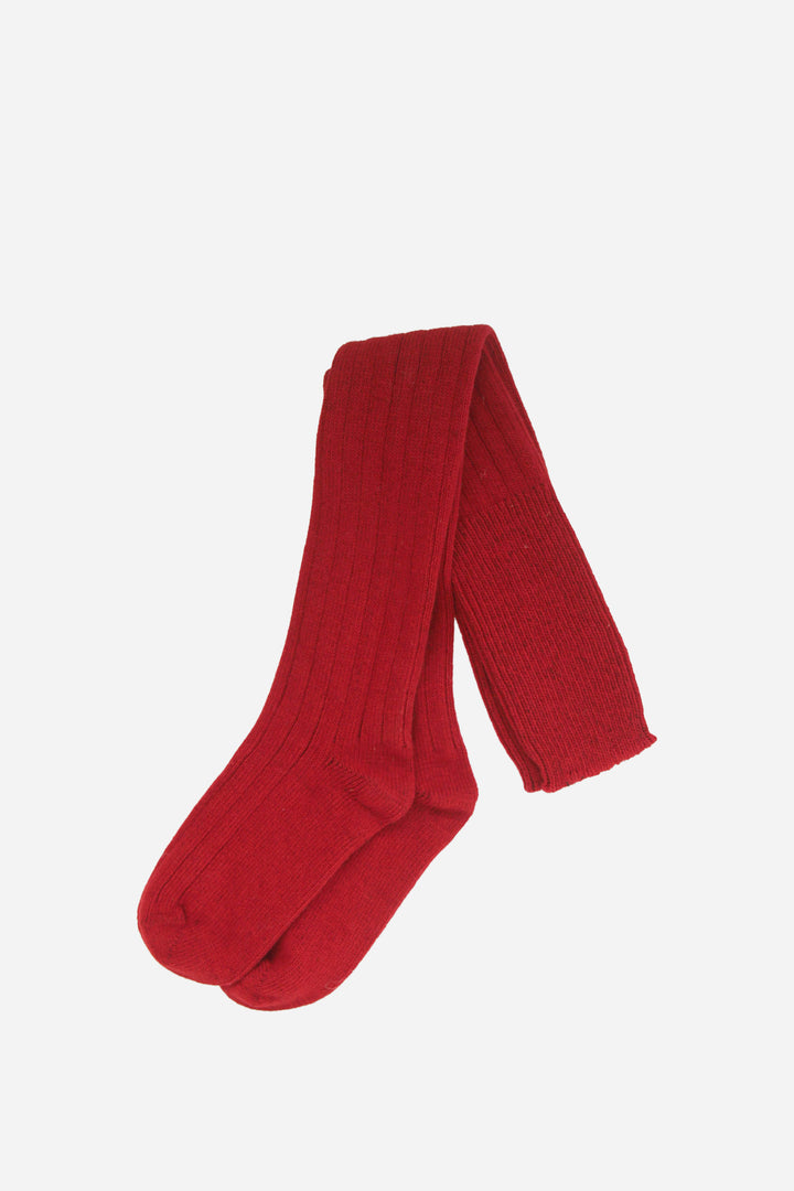 Womens Long Socks / Red