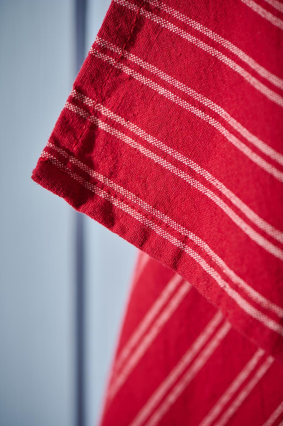 Kaja Red Stripe T-Towel