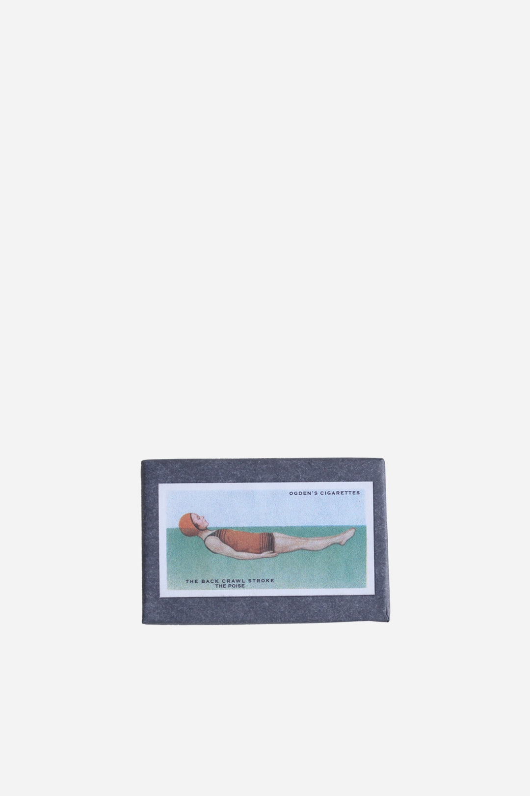retro olive soap bar with vintage cigarette inspired packaging