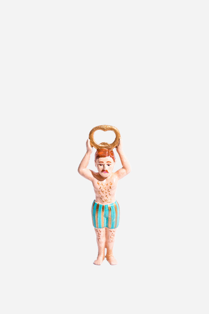 Cast Iron Retro Swimmer Bottle Opener