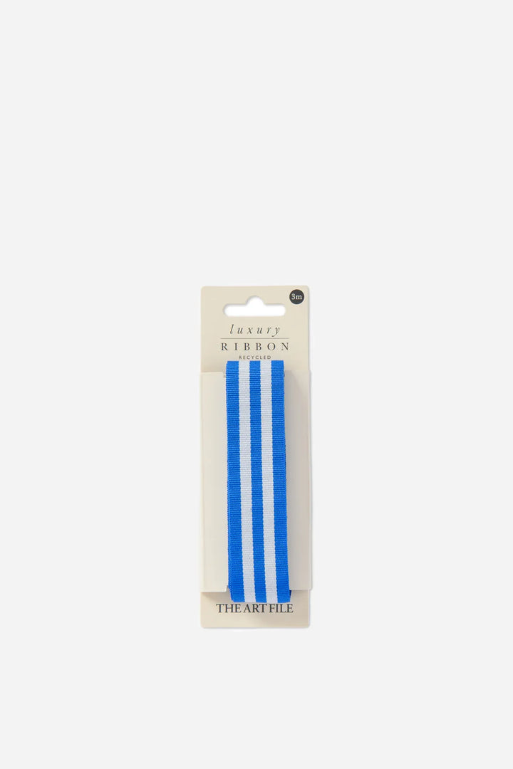 3M Luxury Ribbon Blueberry Stripe