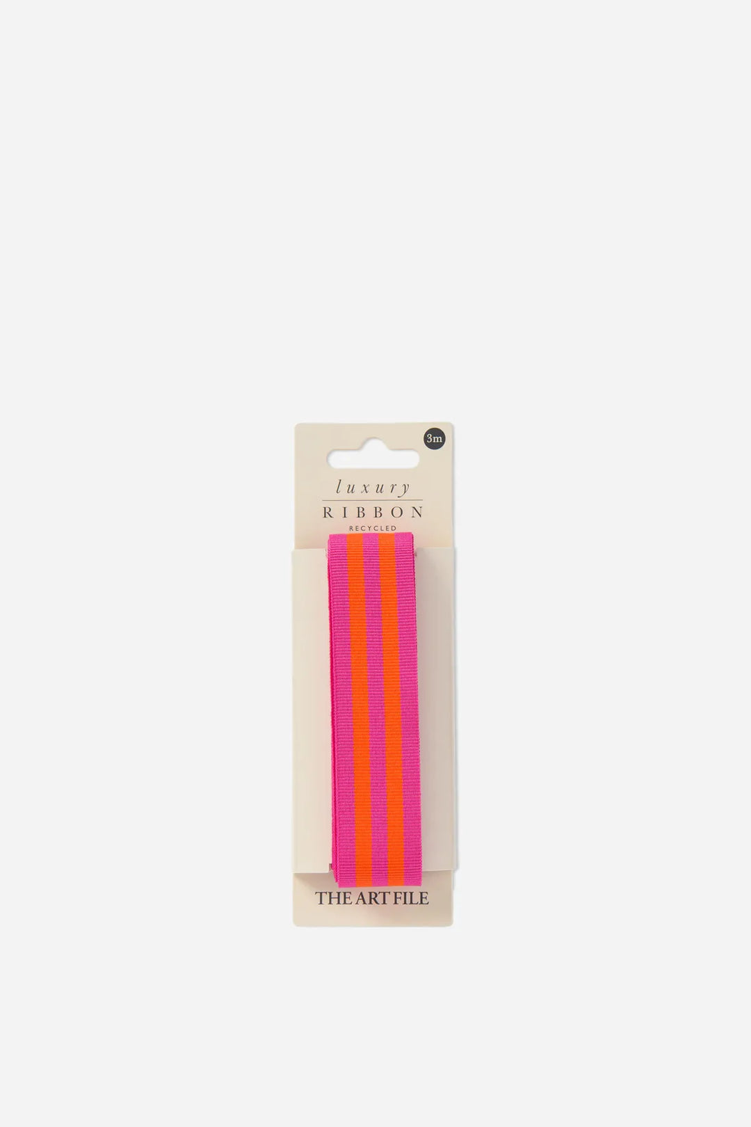 3M Luxury Ribbon Fuchsia Stripe