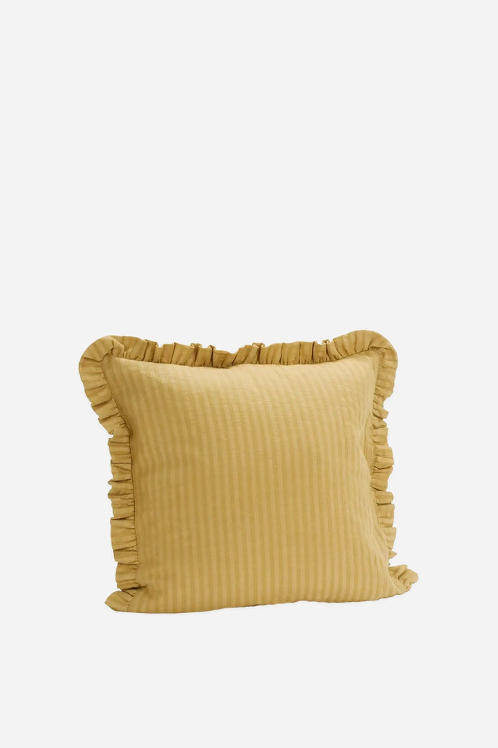 Ruffle Cushion Cover 50x50 Cm / Lt. Yellow