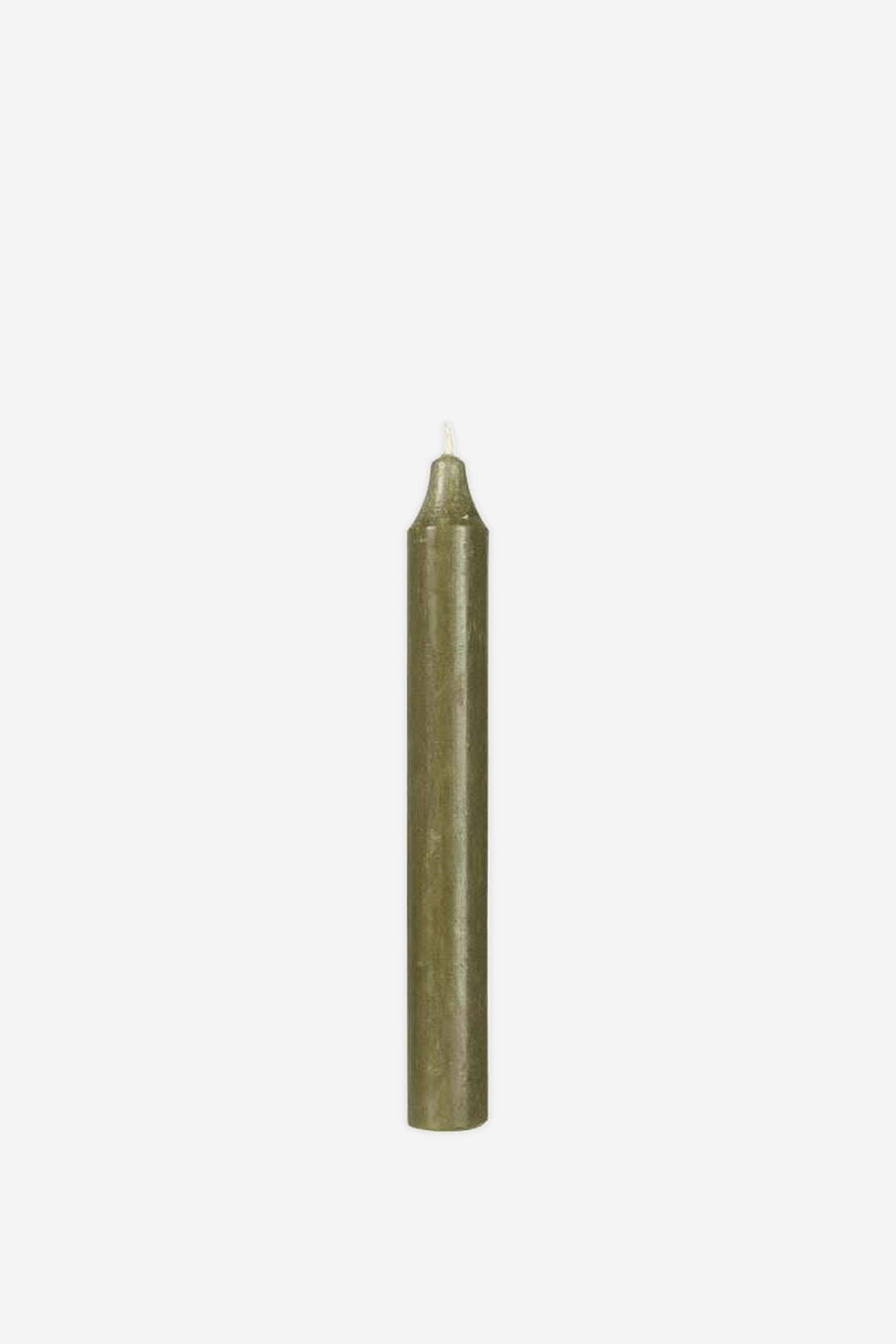 Dinner Candle Rustic 18cm / Forest Green