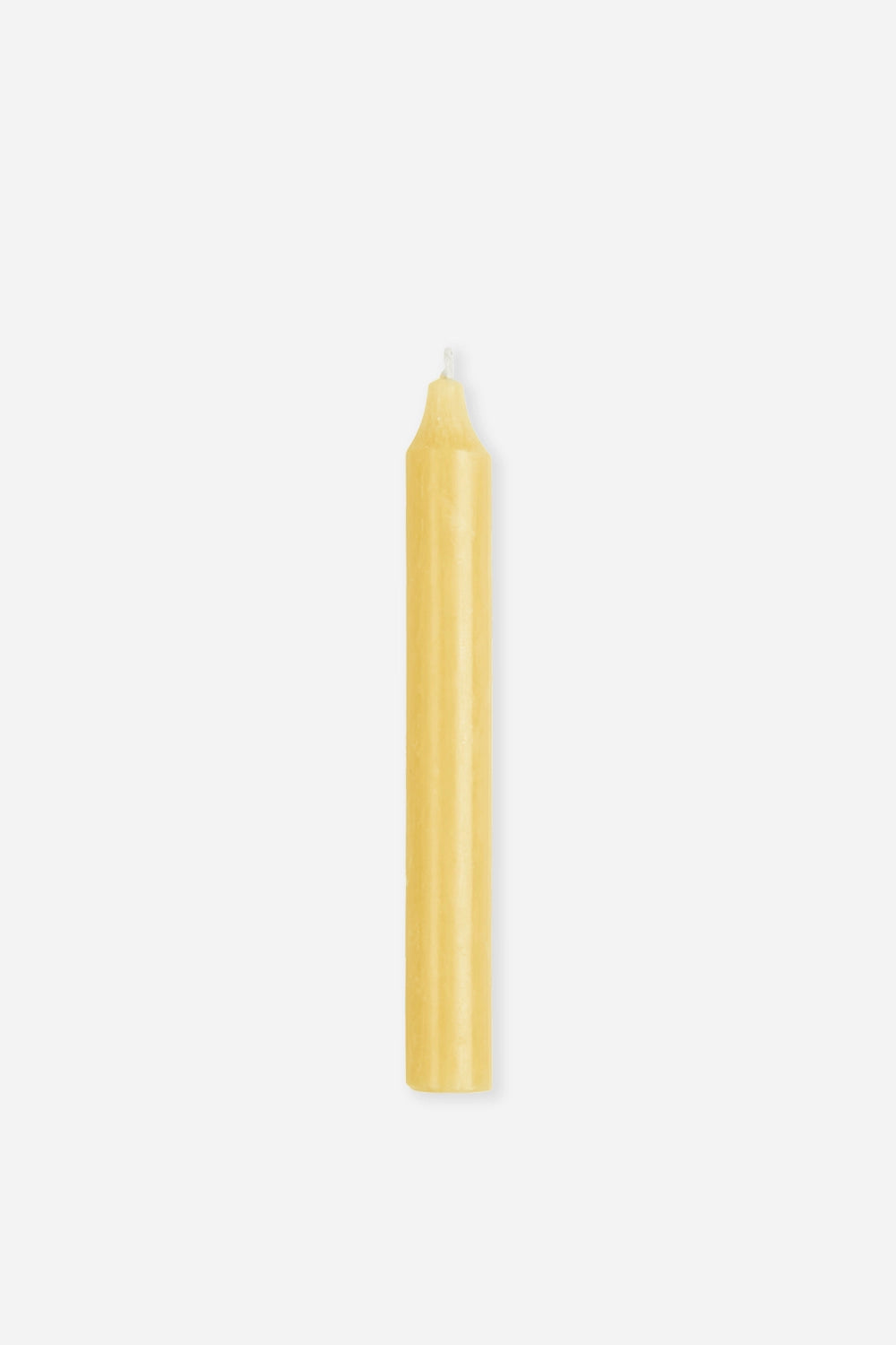 Dinner Candle Rustic 18cm / Yellow