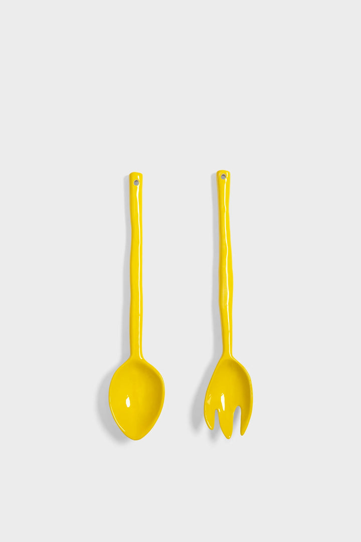 Boavista Salad Servers / Yellow