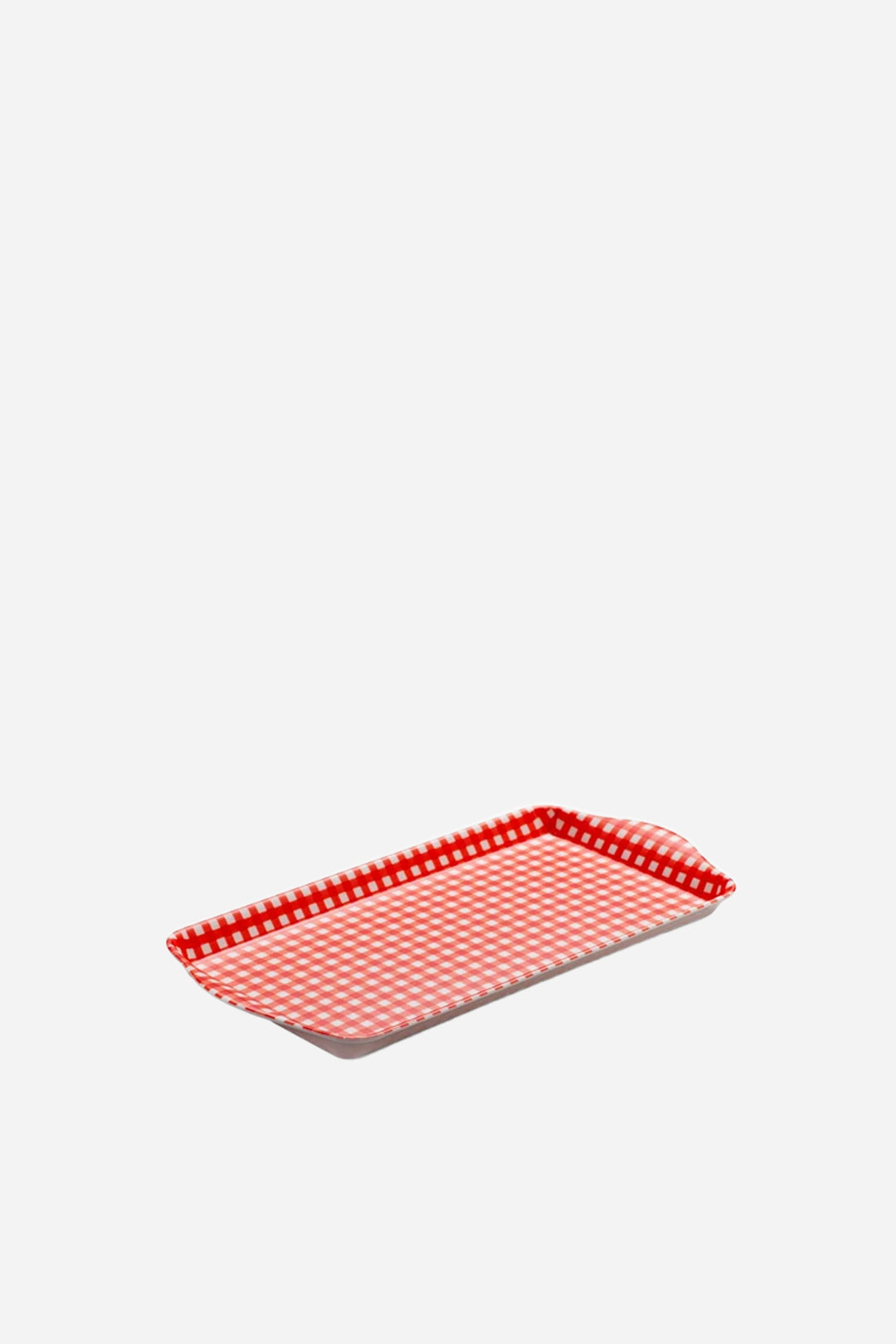 Sandwich Gingham Tray / Red