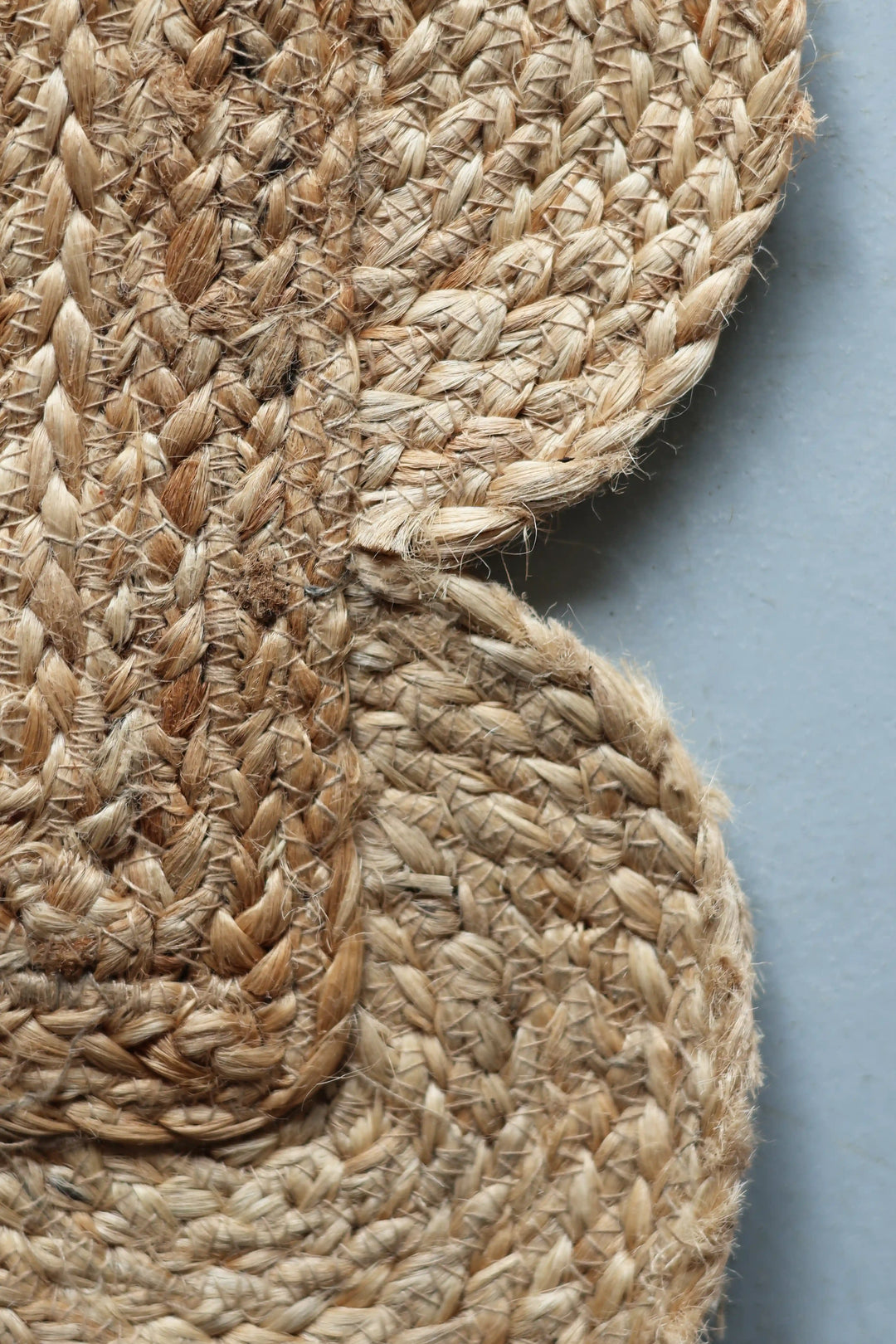 Natural  Kangura Scallop Jute Rug 60x90cm 4209