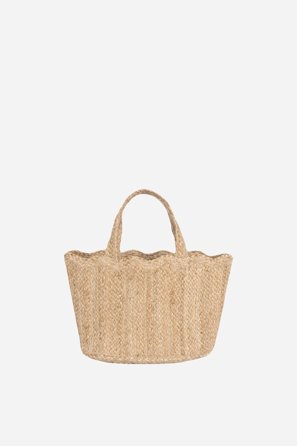 Natural Scallop Tote Small - Domestic Science Home