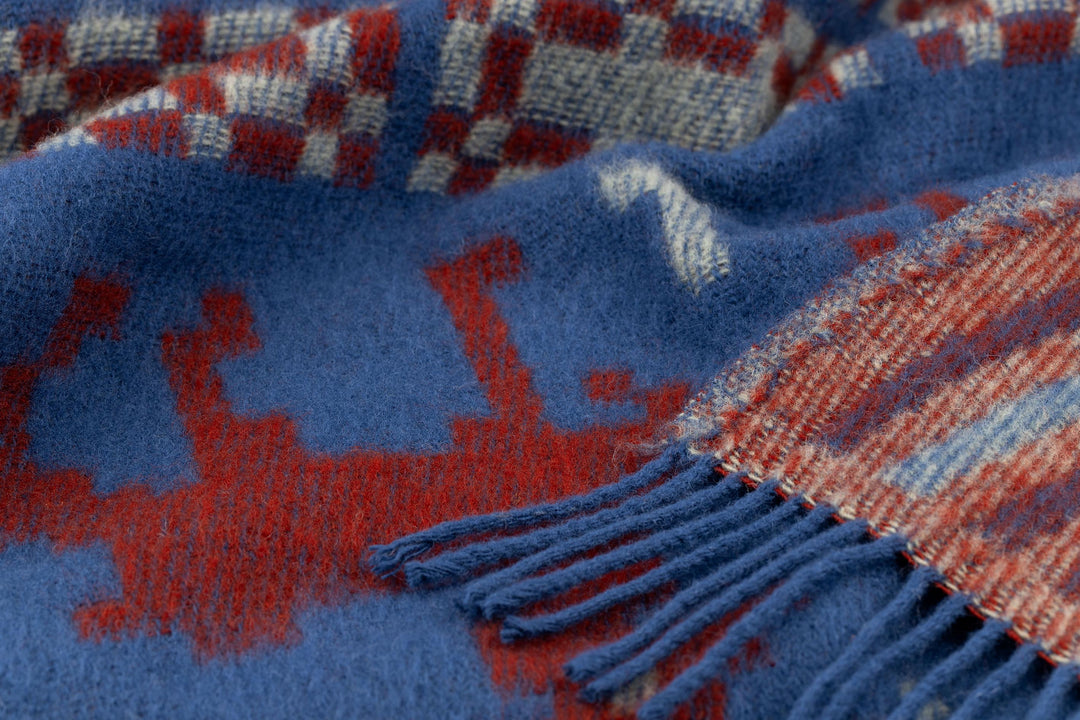 Wool Blanket Blue / Scania Marta