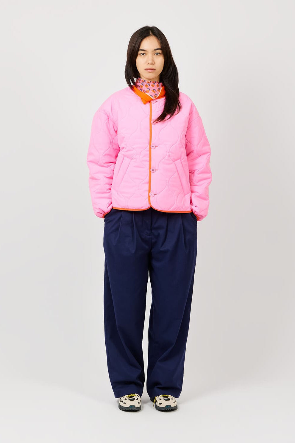 Cotton Square Scarf / Bubblegum