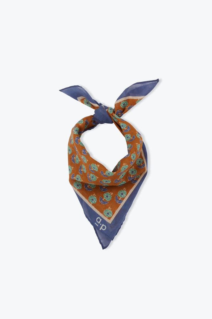 Cotton Square Scarf / Maroon