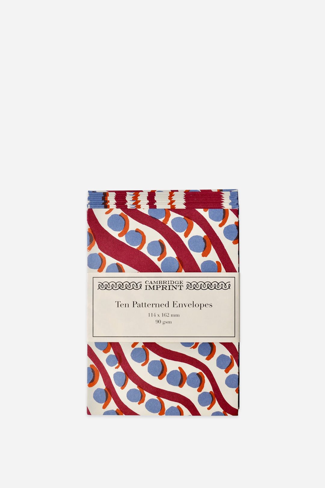 Packet of Ten Patterned Envelopes Charleston Scumble