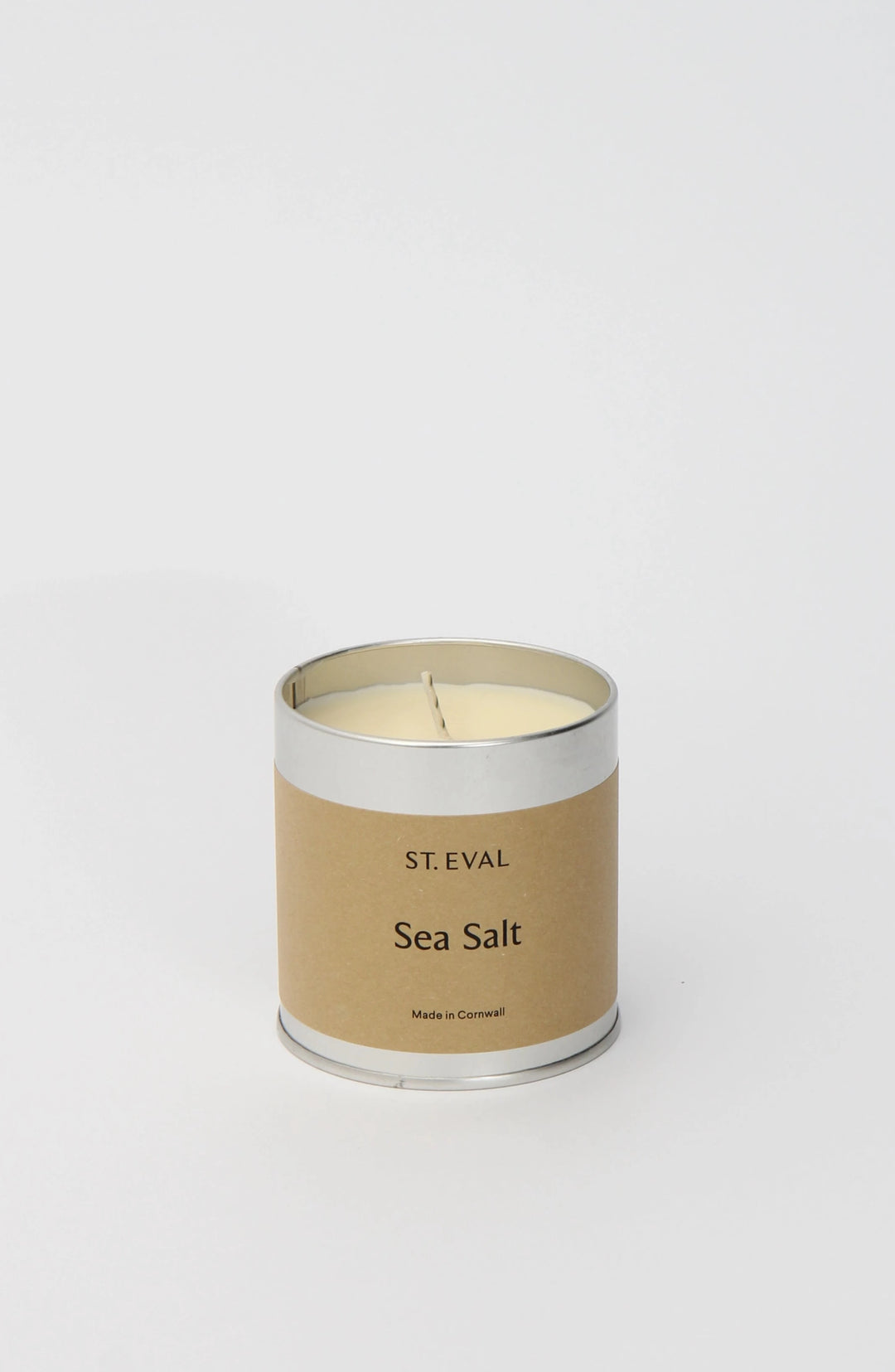 St Eval Candle Tin / Sea Salt