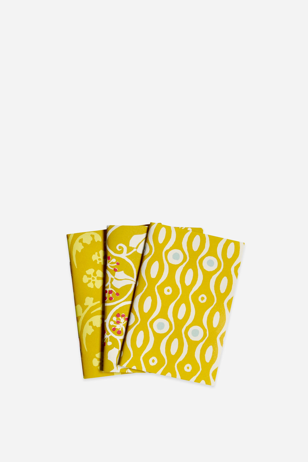 Three Assorted Memo Books for Pocket Folio Yellow