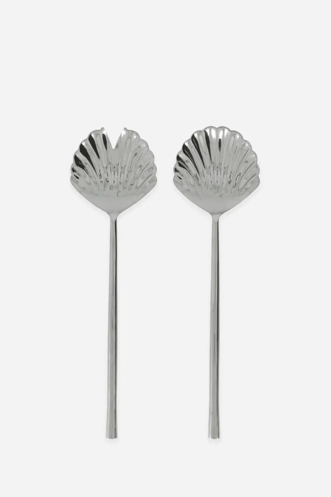 Salad Set Fan / Silver finish