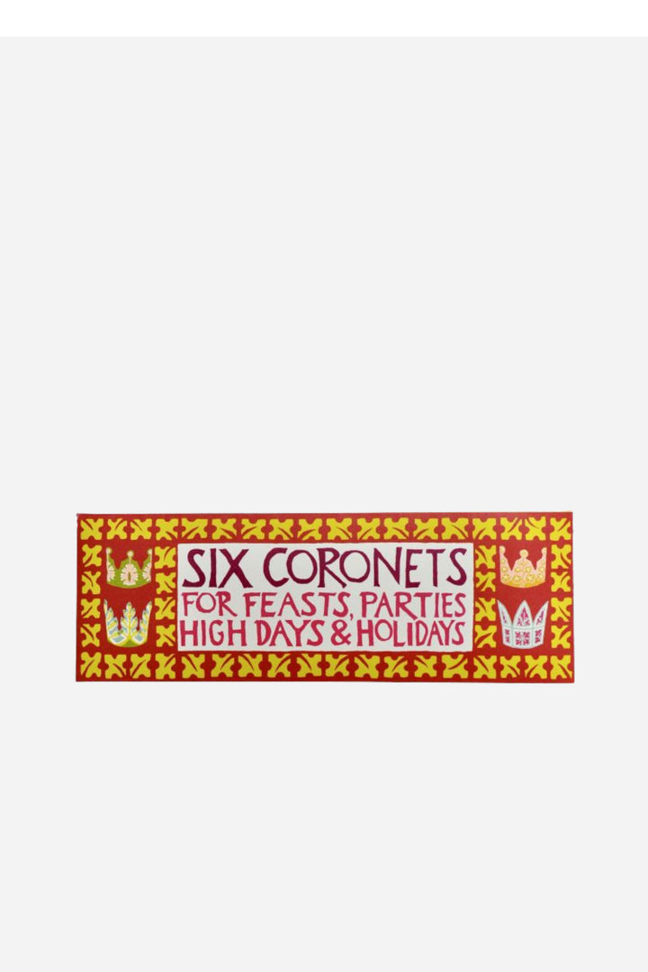 Six Coronet Party Hats