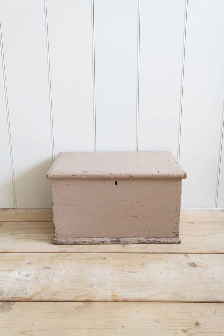 Small Painted Blanket Box