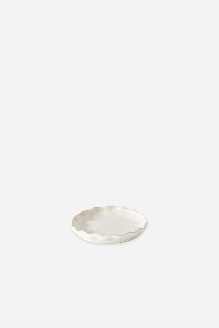 Small Plate / White Ice