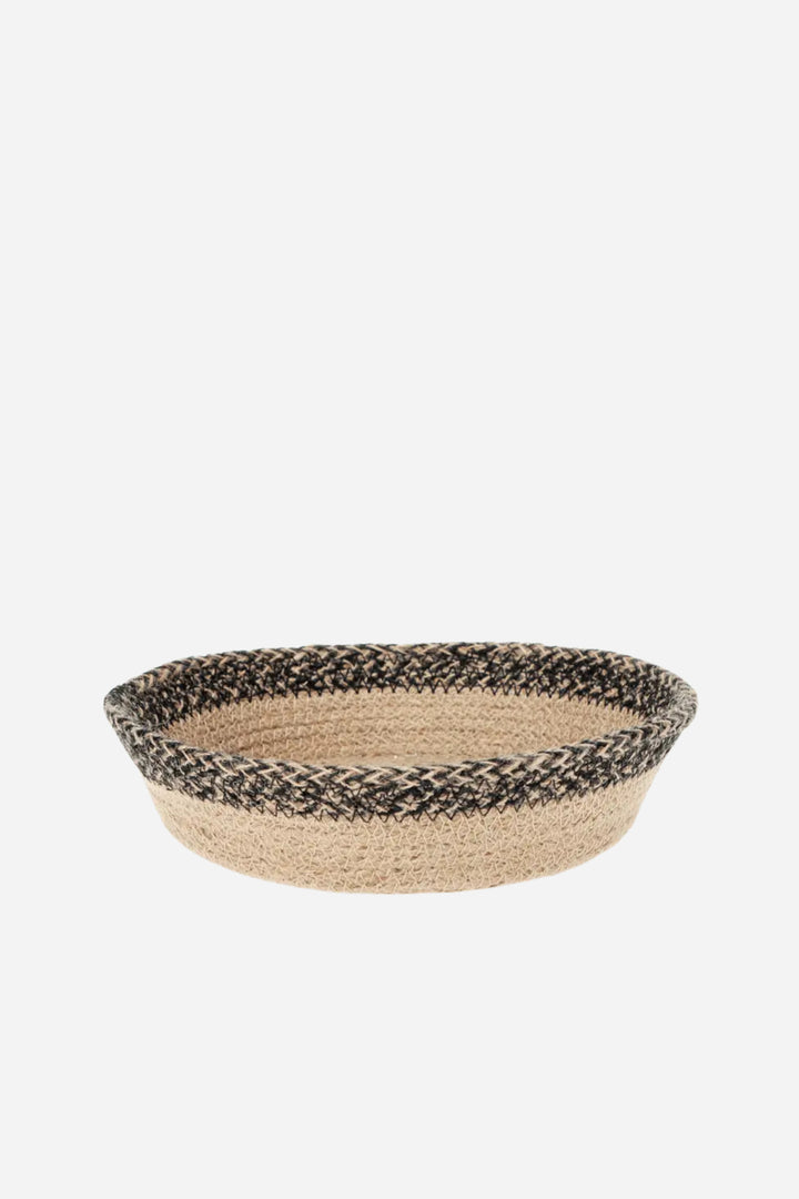 Conical Jute Decorative Bowl / Natural