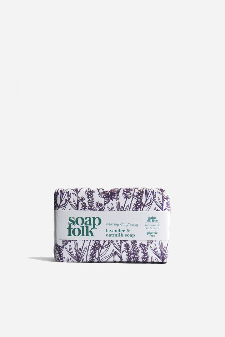 Soap Folk Lavender & Oatmilk Soap Bar