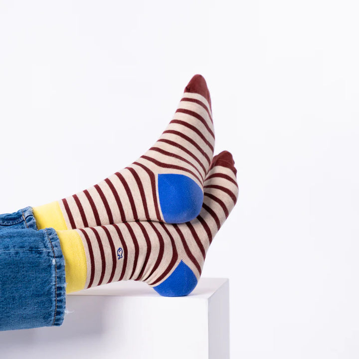 Bilybelt Mens Socks / Wide Stripe