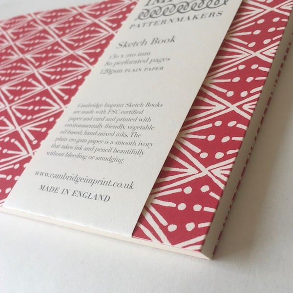 Softback Sketchbook Selvedge Madder