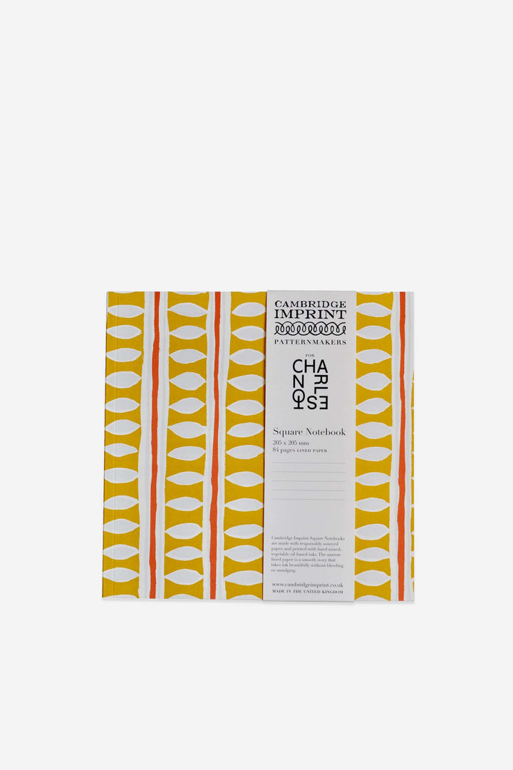 Square Notebook with Lined Paper in Charleston Stripe