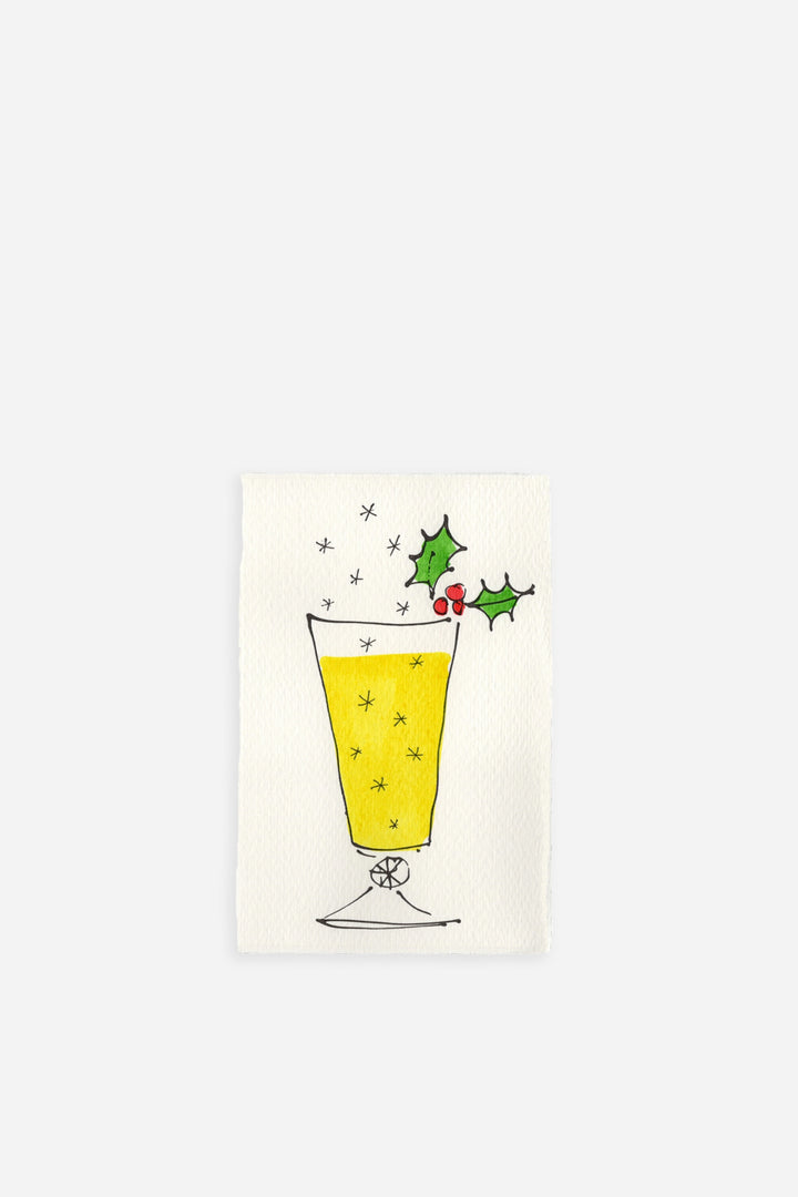 Stars Cocktail Christmas Card