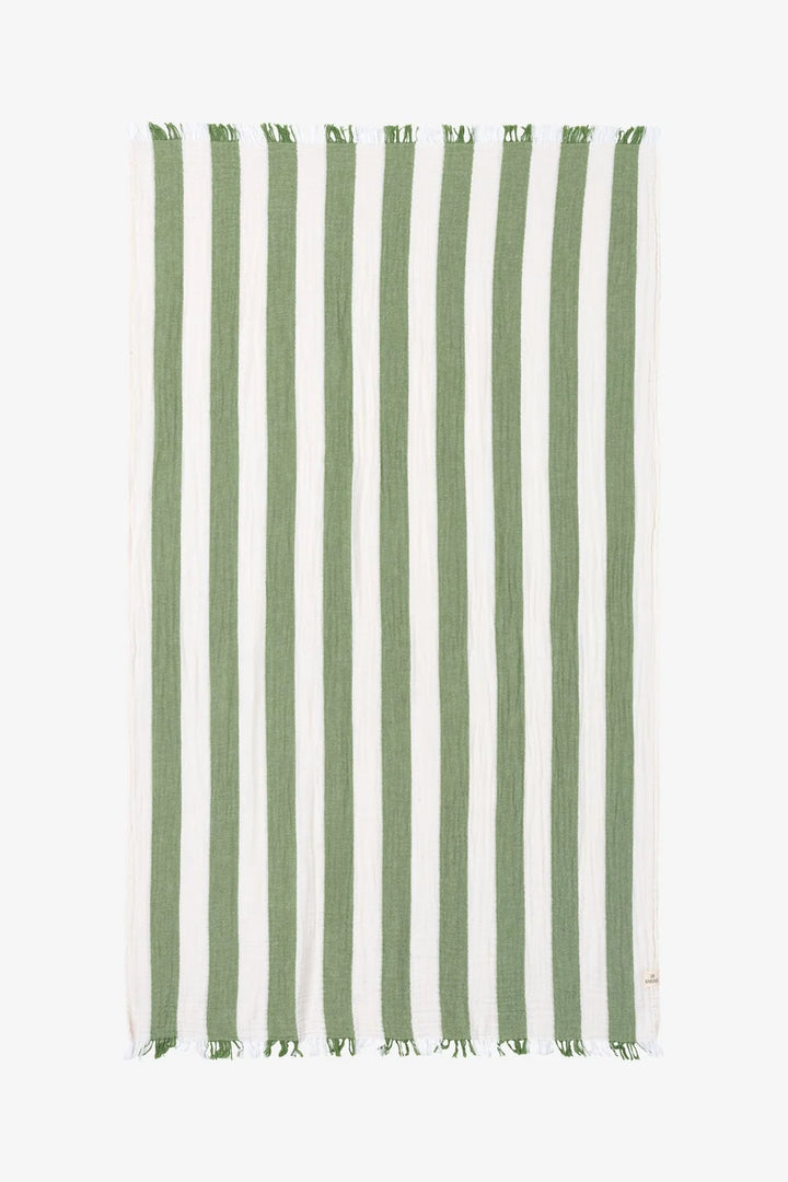 Striped Gauze Pestemal / Green