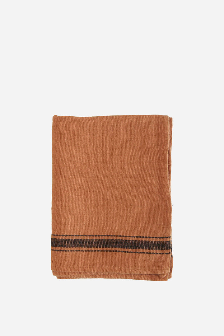 Striped Linen T-Towel / Squash