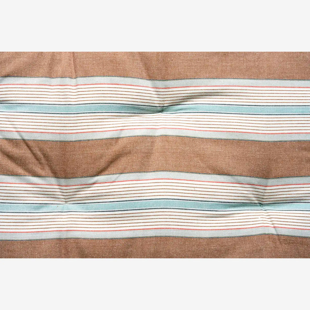 Striped Cotton Mattress 60x100cm / Old Rose, White, Light Blue, Grey