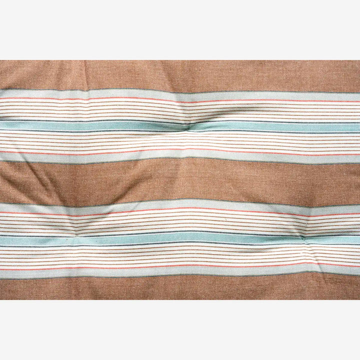 Striped Cotton Mattress 60x100cm / Old Rose, White, Light Blue, Grey