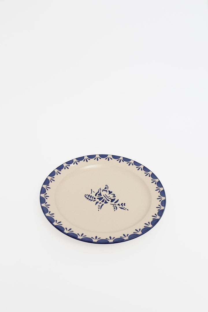 Marion Flower Plate / Blue