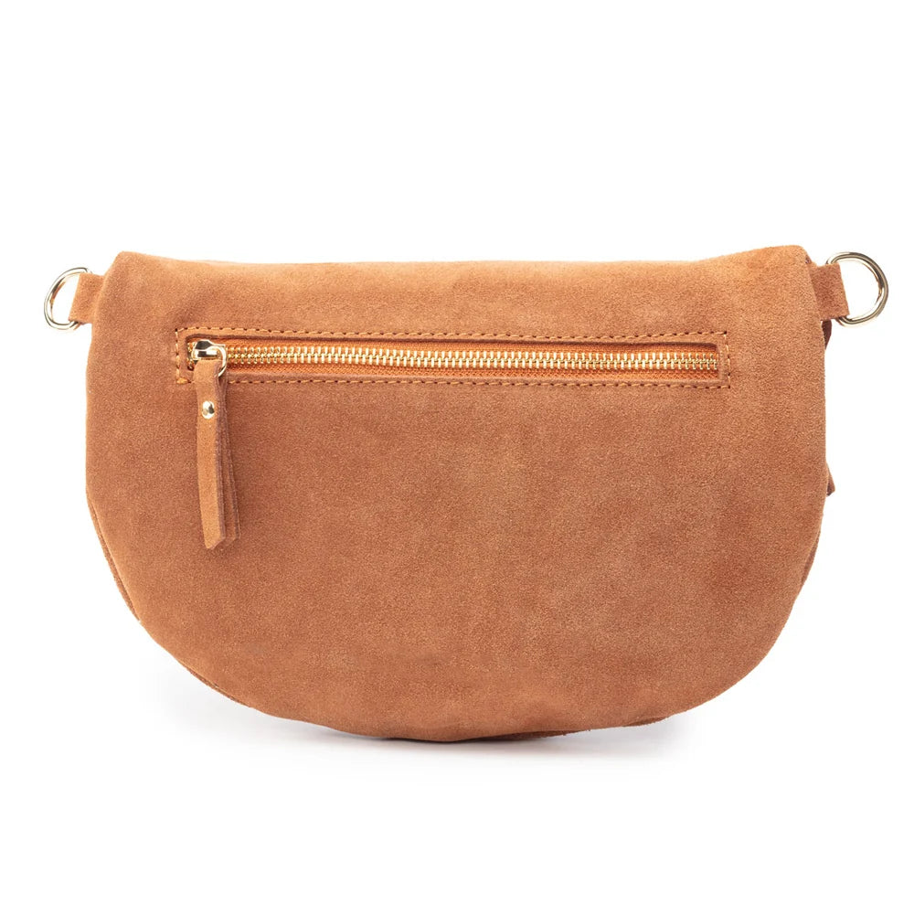 Slingbag Large / Suede Tan