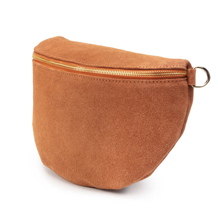 Slingbag Large / Suede Tan