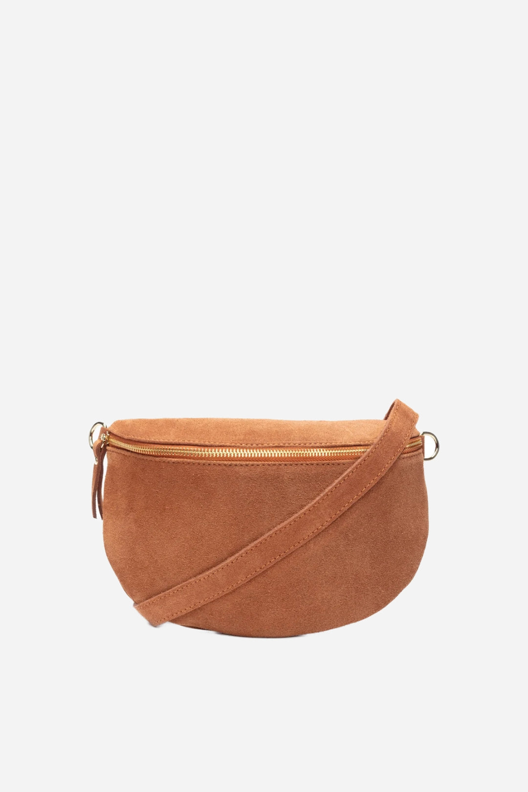 Slingbag Large / Suede Tan