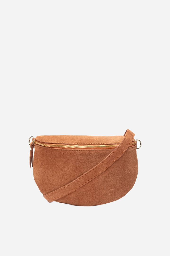 Slingbag Large / Suede Tan