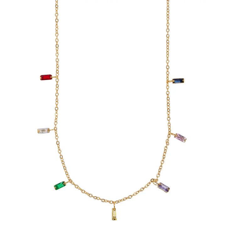 Suki Multi Coloured Chain Necklace