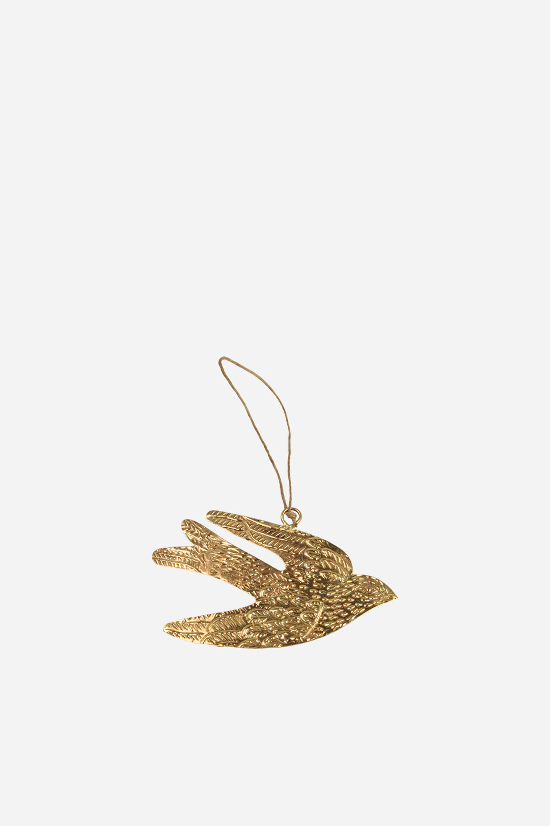 Hanging Ornament Swallow Brass